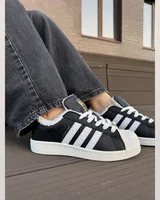 Adidas superstar black beige хутро — головне фото товару