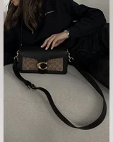 COACH Coach Tabby Shoulder Bag 26 In Signature Canvas Black/Beige [крафтова коробка] 26 x 14 x 7(інша підкладка) COACH — головне фото товару