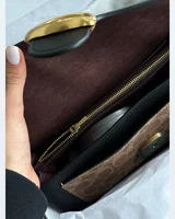 COACH Coach Tabby Shoulder Bag 26 In Signature Canvas Black/Beige [крафтова коробка] 26 x 14 x 7(інша підкладка) COACH — головне фото товару