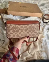 COACH Coach Women's Wyn Crossbody Handbag Beige/Ginger/Gold [крафт коробка] COACH — головне фото товару