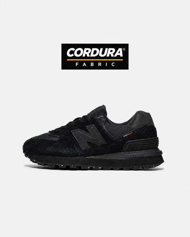 New Balance 574 black cordura — головне фото товару