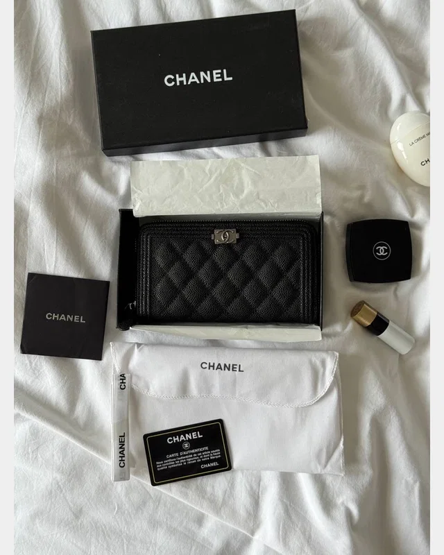 Chanel Wallet Boy Black/Silver 20 х 10 х 3 — головне фото товару