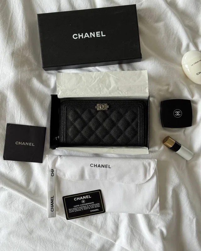 Chanel Wallet Boy Black/Silver — головне фото товару