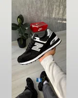 New Balance 574 Reflective Black/White — головне фото товару