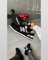 New Balance 574 Reflective Black/White — головне фото товару