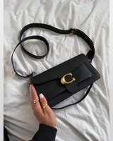 COACH Coach Tabby Shoulder Bag 26 Black/Gold [крафтова коробка] 26 x 14 x 7 COACH — головне фото товару