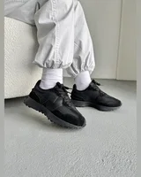 New Balance 327 Black Leather — головне фото товару