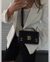 BALMAIN B-Buzz 24 Shoulder Bag Black 23 х 13 х 6 — головне фото товару