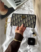 Dior Christian Dior 30 Montaigne Wallet Blue Oblique Jacquard 20 х 10 х 3 — головне фото товару