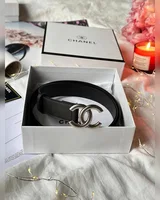 Chanel Belt Black/Silver 100 х 3.5 — головне фото товару