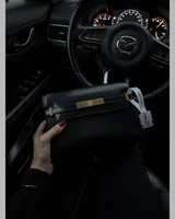 Saint Laurent Manhattan Leather Shoulder Bag Black Магнітна + Захисна — головне фото товару