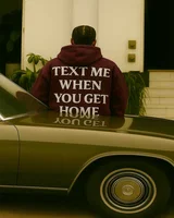 Sane Худі бардо принт text me — головне фото товару