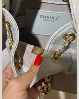 Chanel 25 Micro Handbag in Grained Calfskin in Light Blue/Gold 22 х 15 х 10 см — головне фото товару