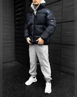 Sane Курточка чорна принт (dp8) — головне фото товару