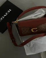 COACH Coach Tabby Shoulder Bag 26 With Signature Canvas Ginger/Beige/Gold[крафтова коробка] COACH — головне фото товару