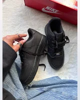 Nike Air Force 1 Low Black Premium — головне фото товару