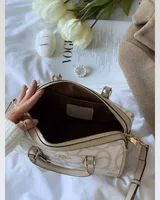 COACH Coach Rowan Satchel Bag In Sketch Signature Canvas Gold/Ivory 25 x 18 x 14 COACH — головне фото товару