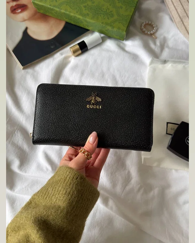 Gucci Animalier Zip Around Wallet Black 20 х 10 х 3 — головне фото товару