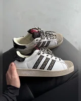Adidas Superstar II Fringe White/Beige/Black — головне фото товару