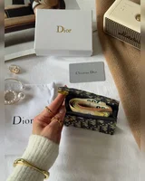 Dior Saddle Bloom Card Holder Blue Denim 11 x 9 x 3 — головне фото товару