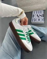 Adidas Samba Platform White/Green — головне фото товару