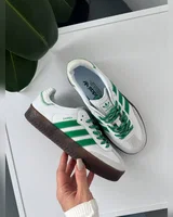 Adidas Samba Platform White/Green — головне фото товару