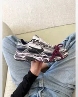 Nike initiator retro white burgundy — головне фото товару