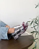 Nike initiator retro white burgundy — головне фото товару