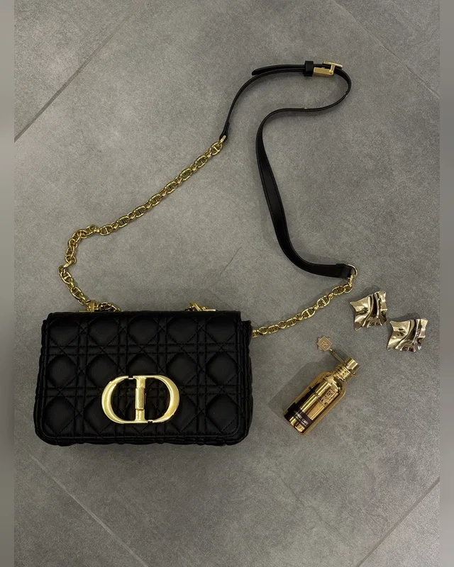 Dior Christian Dior Small Dior Caro Bag Black — головне фото товару