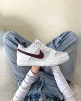 Nike dunk low burgundy grey pink — головне фото товару