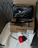 PINKO Baby Love Bag Puff Maxi Quilt Black/Silver — головне фото товару
