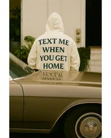 Sane Худі молоко принт text me — головне фото товару