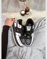 Nike force Low x Chrome Hearts white brown custom — головне фото товару