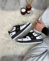 Nike force Low x Chrome Hearts white brown custom — головне фото товару