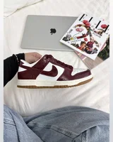 Nike dunk low burgundy croc — головне фото товару