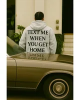Sane Худі сірий принт text me — головне фото товару