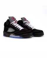 Nike Air Jordan 5 Black Blue v2 — головне фото товару