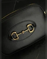Gucci Horsebit 1955 Small Shoulder Bag Black — головне фото товару