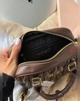 Miu Miu Arcadie Matelassé Nappa Leather Bag Brown 19 х 13 х 5,5 — головне фото товару