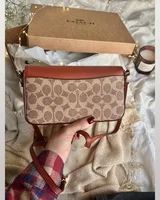 COACH Coach Women's Wyn Crossbody Handbag Brown [крафт коробка] 21 х 12 х 3.5 COACH — головне фото товару