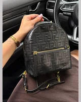 Fendi Mini Zucca FF Motif Backpack Black [пильник, звичайна коробка] 23 x 21 x 10 — головне фото товару