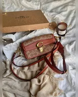 COACH Coach Studio Shoulder Bag In Signature Canvas Brown [крафт коробка] 19 х 12 х 6 COACH — головне фото товару