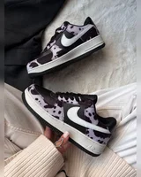 Nike Air Force 1 Cow Print Field Black — головне фото товару