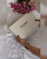 Celine Teen Triomphe Bag Cream in Shiny Calfskin 18 x 14 x 5 — головне фото товару