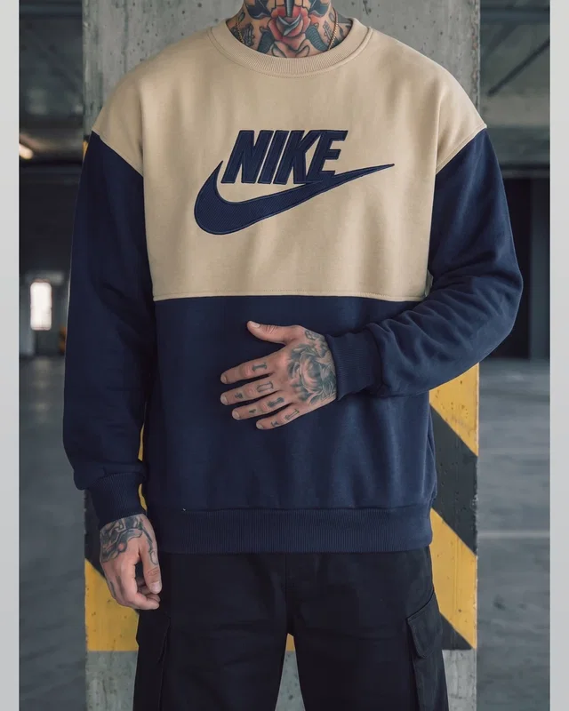 Nike Світшот big swoos беж — головне фото товару