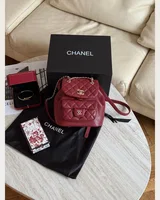 Chanel Mini Duma Backpack Red/Gold 17.5 х 17 х 12 см — головне фото товару