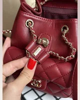 Chanel Mini Duma Backpack Red/Gold 17.5 х 17 х 12 см — головне фото товару
