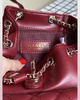 Chanel Mini Duma Backpack Red/Gold 17.5 х 17 х 12 см — головне фото товару