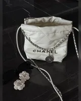 Chanel Milk Quilted Calfskin Mini 20 Bag Silver Hardware Магнітна Коробка 23х22х6 — головне фото товару