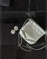 Chanel Milk Quilted Calfskin Mini 20 Bag Silver Hardware Магнітна Коробка 23х22х6 — головне фото товару